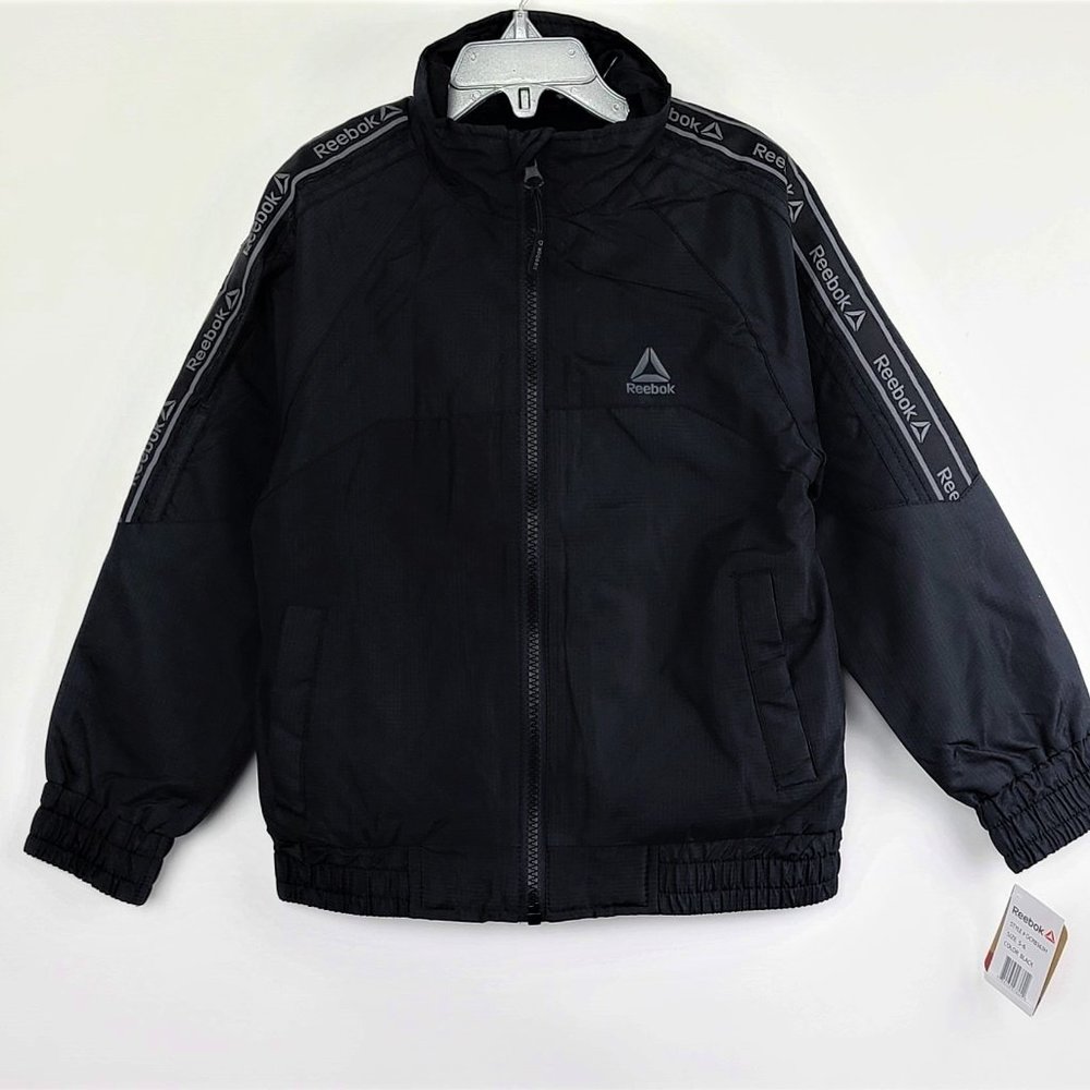NWT Boy's Reebok Lightweight Windbreaker Jacket - Picture 2 of 5